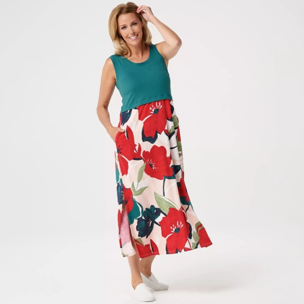 Floral Print Maxi Skirt